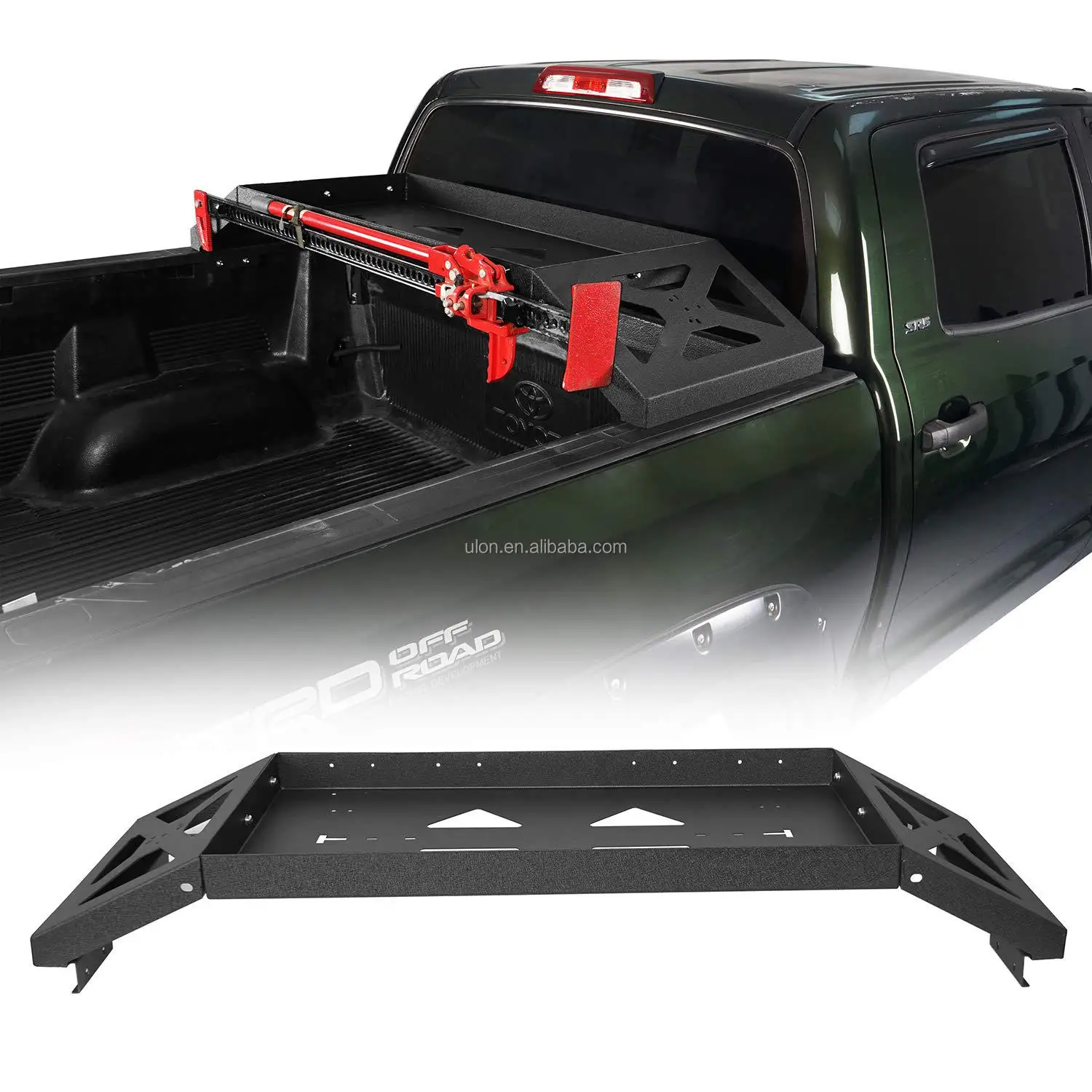 

Factory Hot SellingTundra Bed Cargo Rack W/Lifting Jack Mount Compatible With Toyota Tundra 2007-2013 For 5.5', 6.5', Or 8' Beds