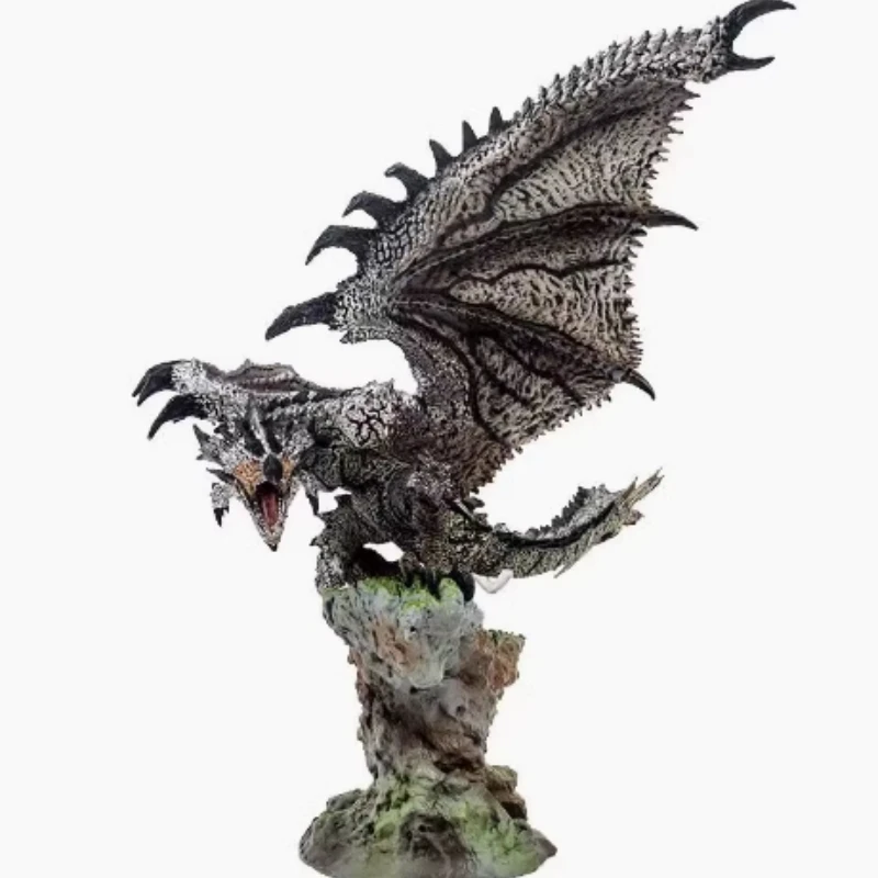 

22-25cm Monster Hunter Pvc Toy Anime Action Figures Cang Fire Dragon Desktop Model Collectable Decoration Children Birthday Gift