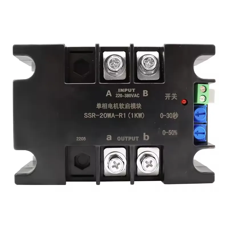 مرحلة واحدة محرك ذكي لينة كاتب وحدة بداية لينة بداية بطيئة لمحرك مضخة المياه 2KW4KW6KW8KW مروحة