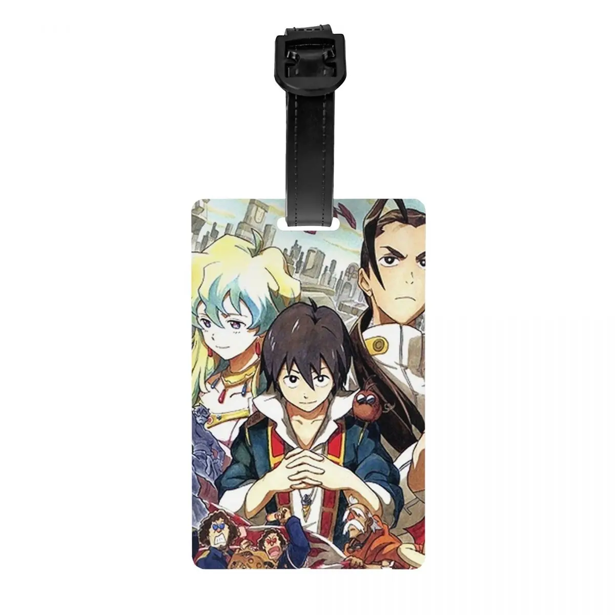 

Gurren Lagann аниме багажные бирки для чемоданов милые багажные бирки конфиденциальная обложка имя ID Card