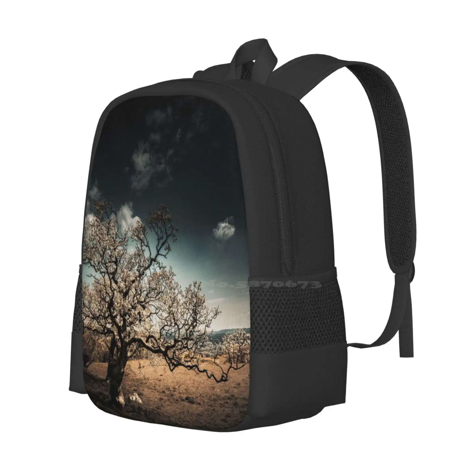 The Magic Tree Hot Sale Schoolbag Backpack Fashion Bags Magical Fairy Tale Dramatic Mood Atmosphere Branches Outdoors Heidipics