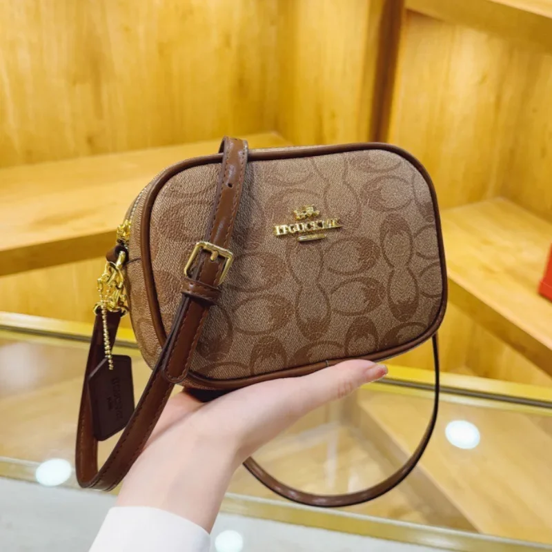 

2025 Women's Elegant Premium Bag - Classic Small Square Camera Monogram, Shoulder/Crossbody All-Match