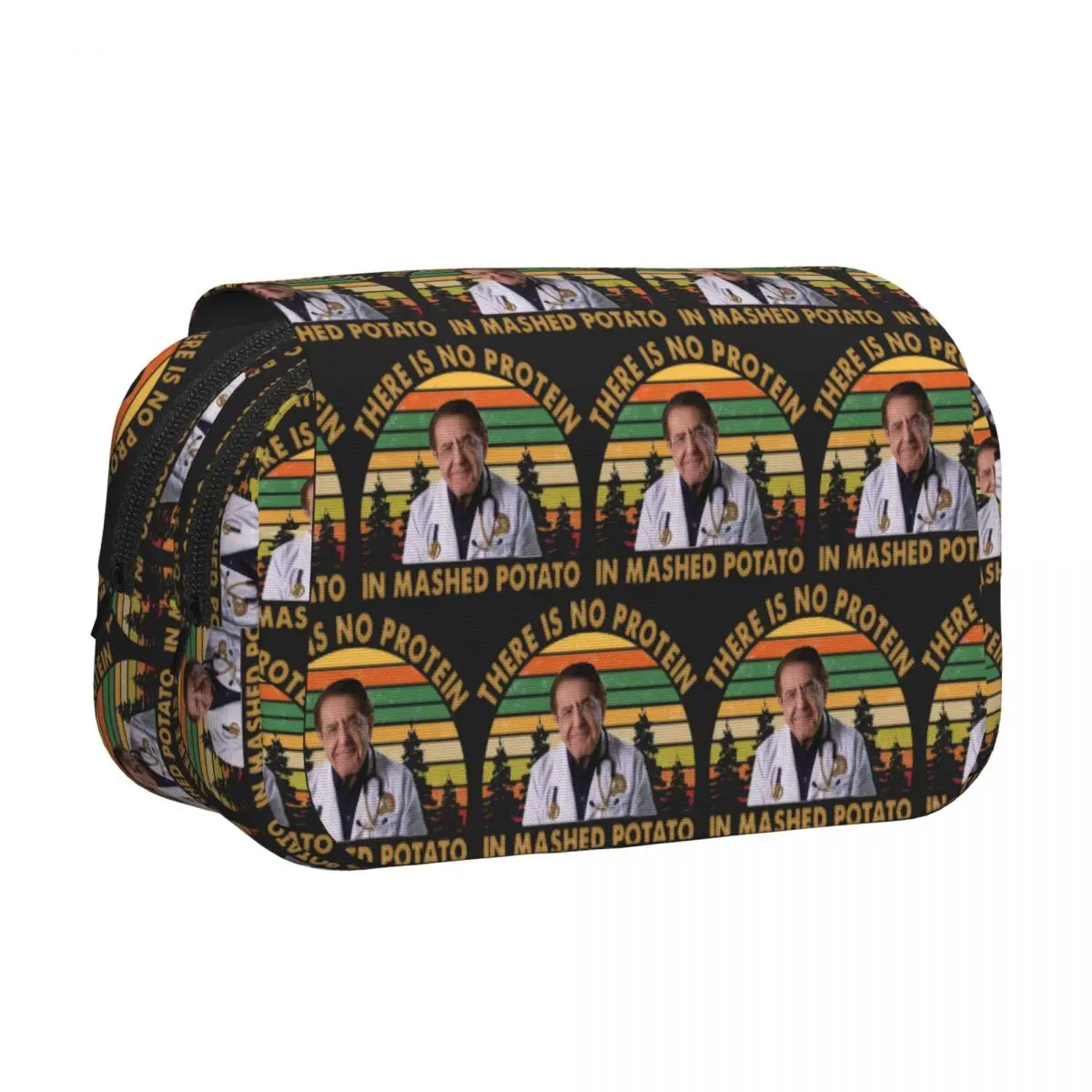 There Is No Protein In Mashed Potato Dr Now Dr Nowzaradan Pencil Cases Pen Holder Hard Shell Leather Pen Box Pencil Bag