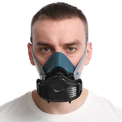 Silikon Staubdicht Maske Geeignet Für Bergbau Spray Farbe Haus Dekoration Schleifen Staub KN95 Selbstansaugende Filter Staub Halb Maske