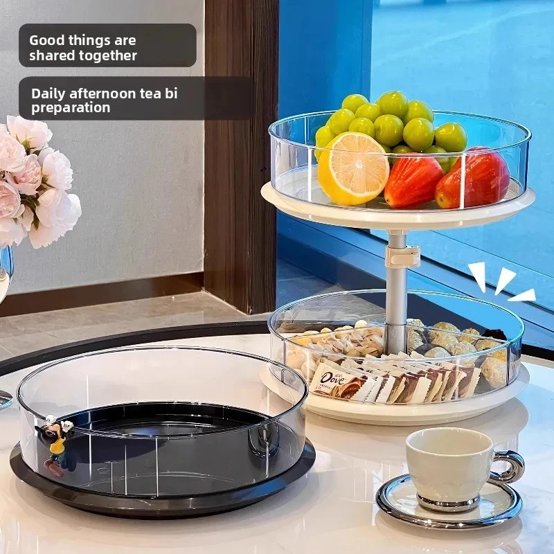 Dried Fruit Plate Candy Plate High-End Delicate Coffee Table Decor Serving Tray