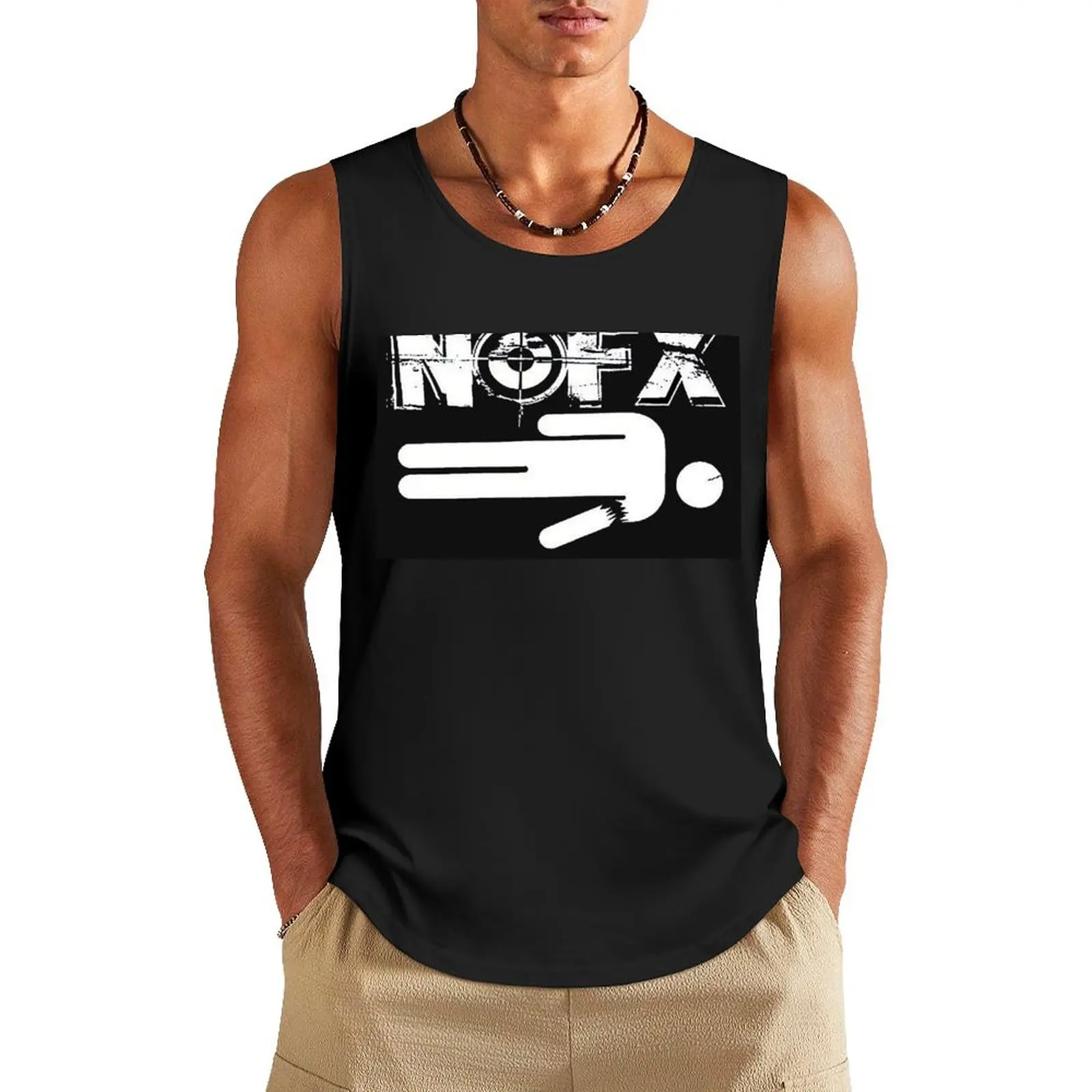 

Nofx Tank Top T-shirt for fitness man sexycostume Sleeveless top