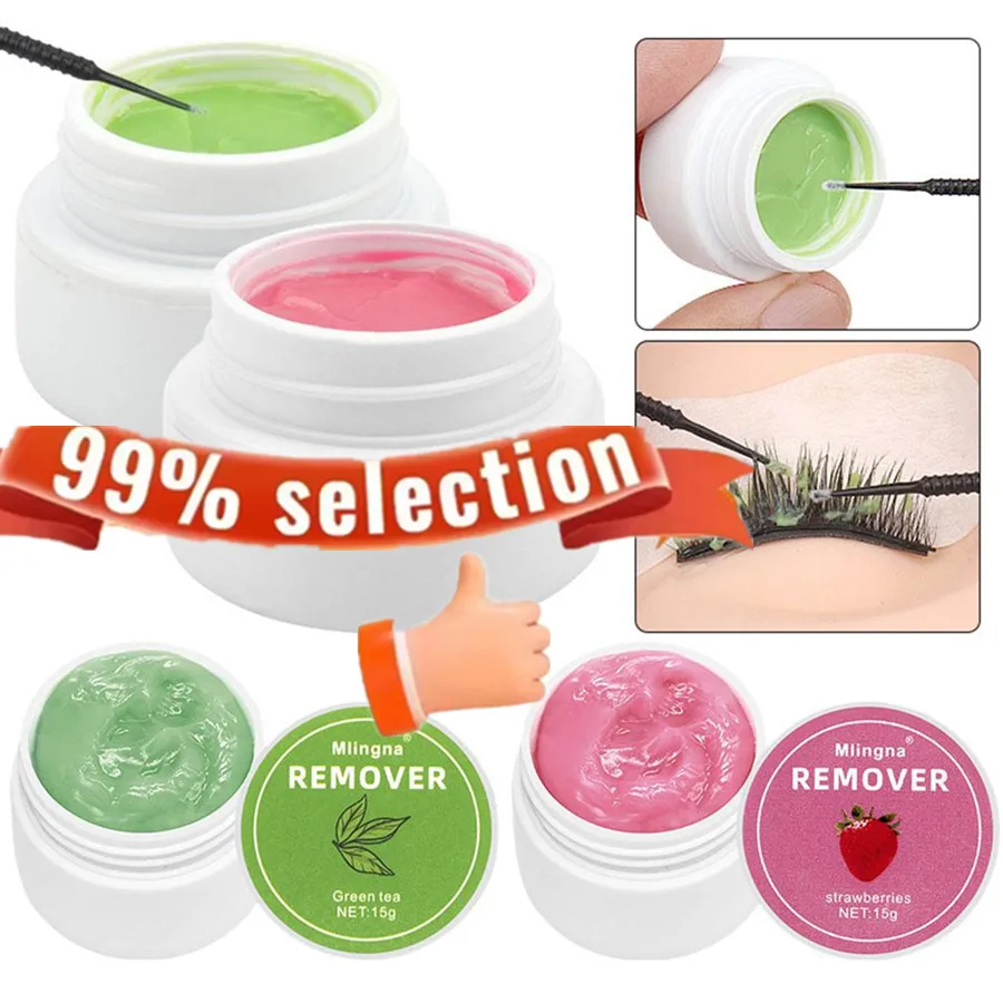 Pegamento para pestañas, crema removedora de extensiones de pestañas, herramientas de maquillaje profesionales de Corea, crema removedora de pegamento para pestañas