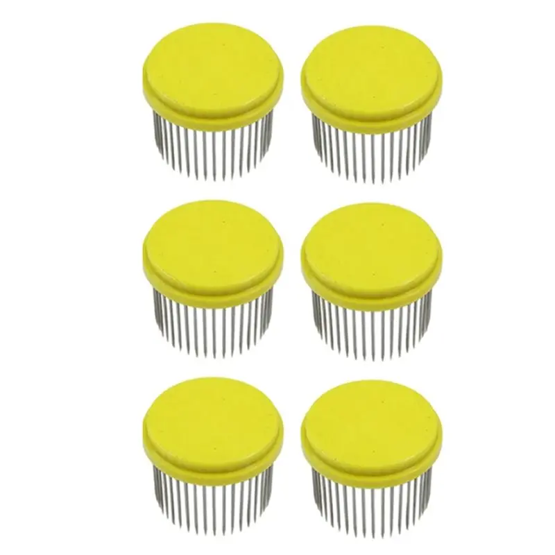 ABXF-12Pcs Beekeeping Tool Stainless Steel Needle Queen Bee Cage Isolation Box Beehive Rearing Cover Catcher Beekeepers Tool