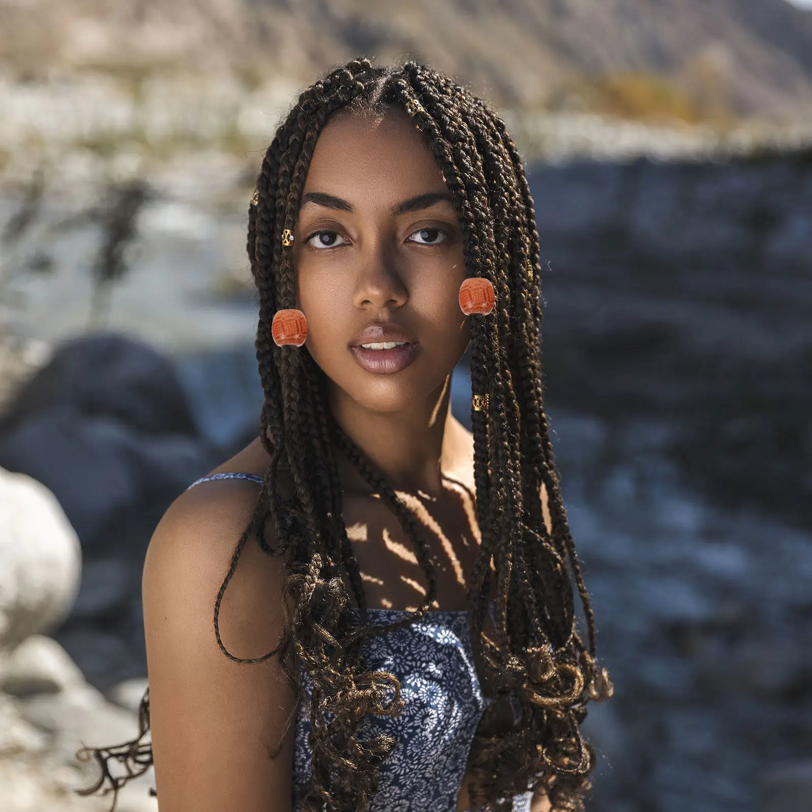 

1 упаковка деревянных бусин для волос в африканском стиле, расписные, разнообразные, для рукоделия, изготовления украшений, аксессуаров для волос, декоративные