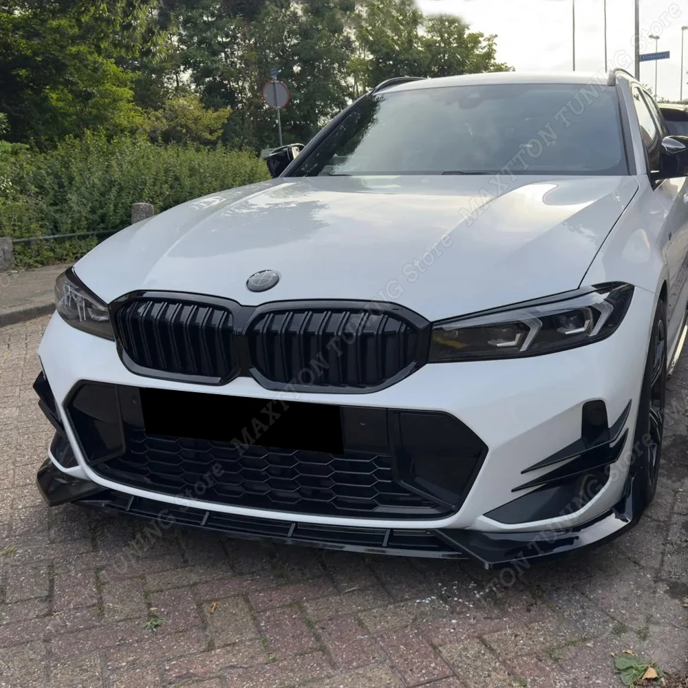 

Передний бампер, сплиттер, диффузор, спойлер, защита подбородка для BMW 3 серии G20 G21 320i 325i 330i 320d M340i M Sport 2022 20223 2024