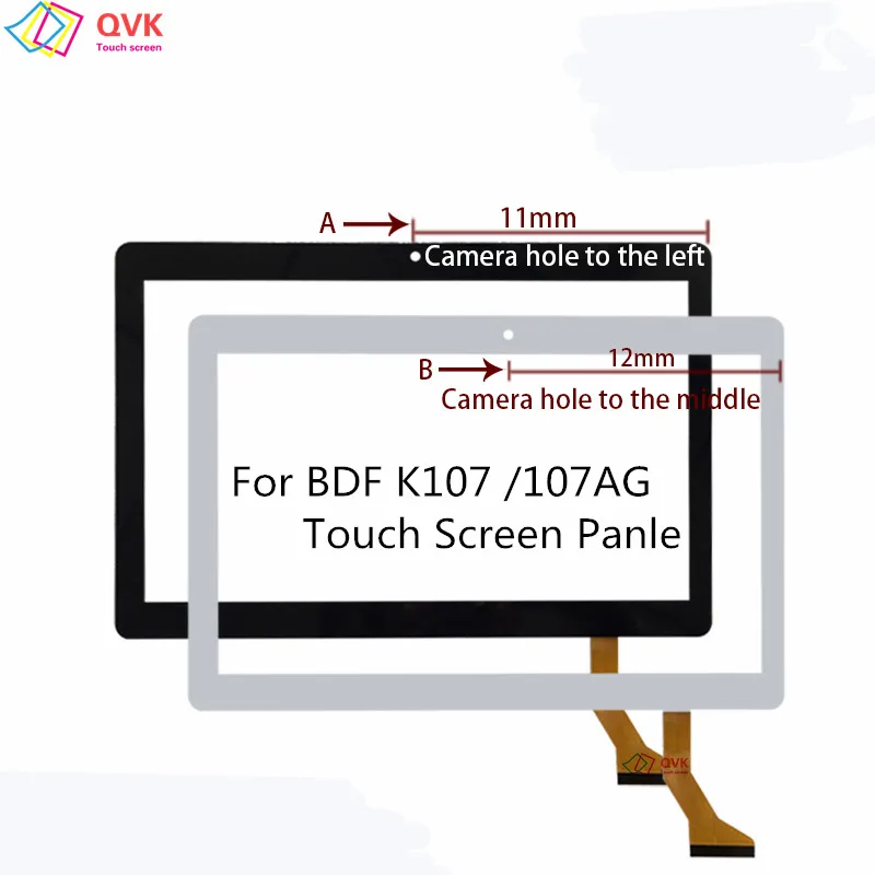 10.1 Cal nowy 237*167 164 mm Tablet pojemnościowy ekran dotykowy Digitizer czujnik zewnętrzny szklany Panel dla BDF K107 K107AG K107FXGA1