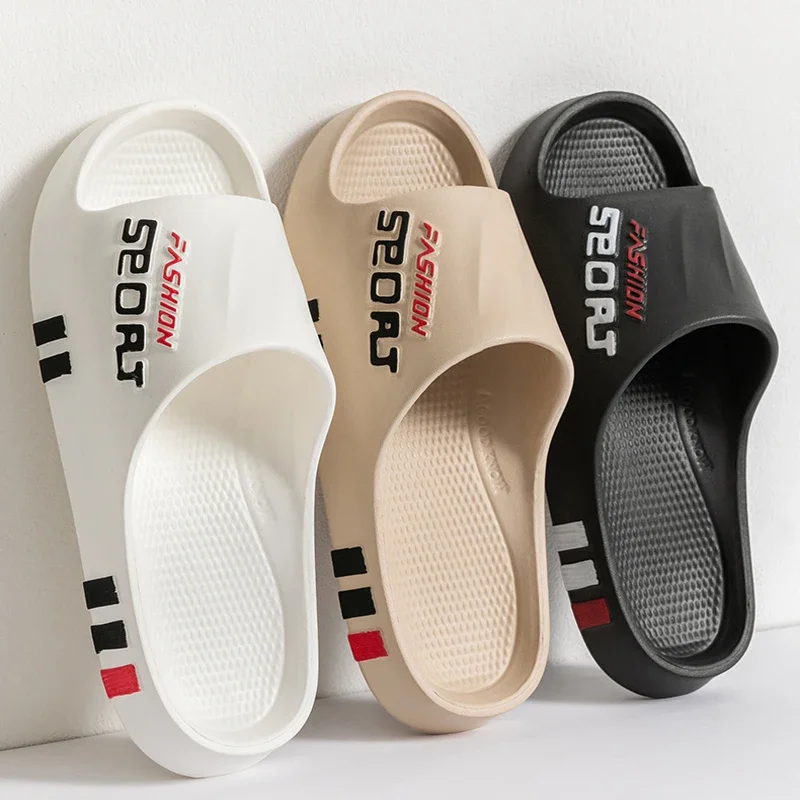 Summer EVA Slippers Men Women Thick Platform Slides Non Slip Beach Sandals Indoor Outdoor Bathroom Shower fashion Flip Flops