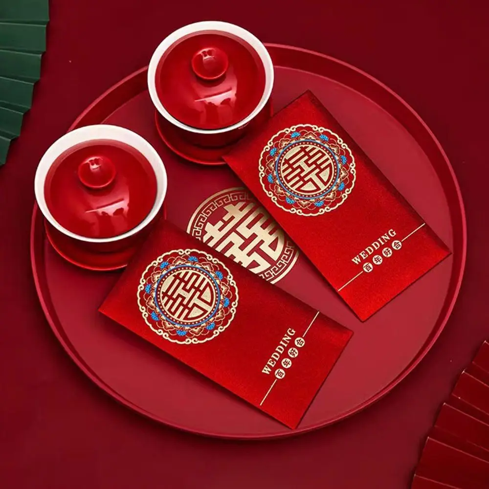 1Pcs Durable Snack Fruit Toast Red Tray Festive Supplies Wedding Banquet Xi Tray Plastic Decorative Chinese Traditional Plate