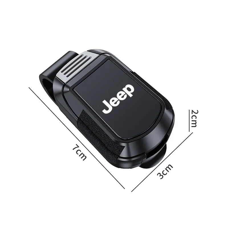 Cup Holders Car Glasses Clip Sun Visor Card Holder Ticket Clamp For Jeep Grand Cherokee Wrangler JK Gladiator Compass Renegade W