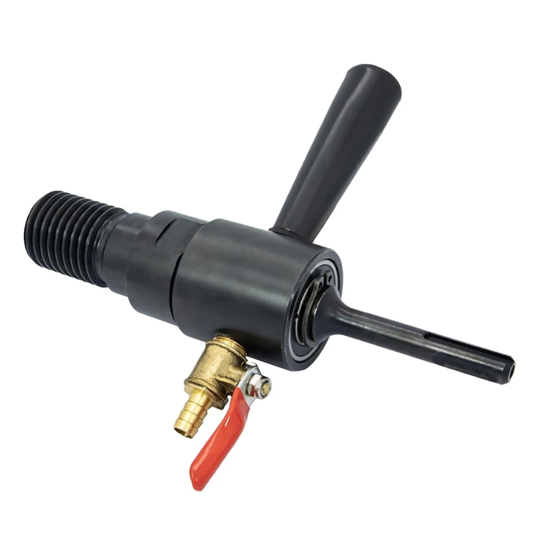 1-1/4In-7 Male To SDS Plus Core Drill Adapter-Water Injection Capable For 1-1/4In-7 Core Bits For Concrete Core Drilling