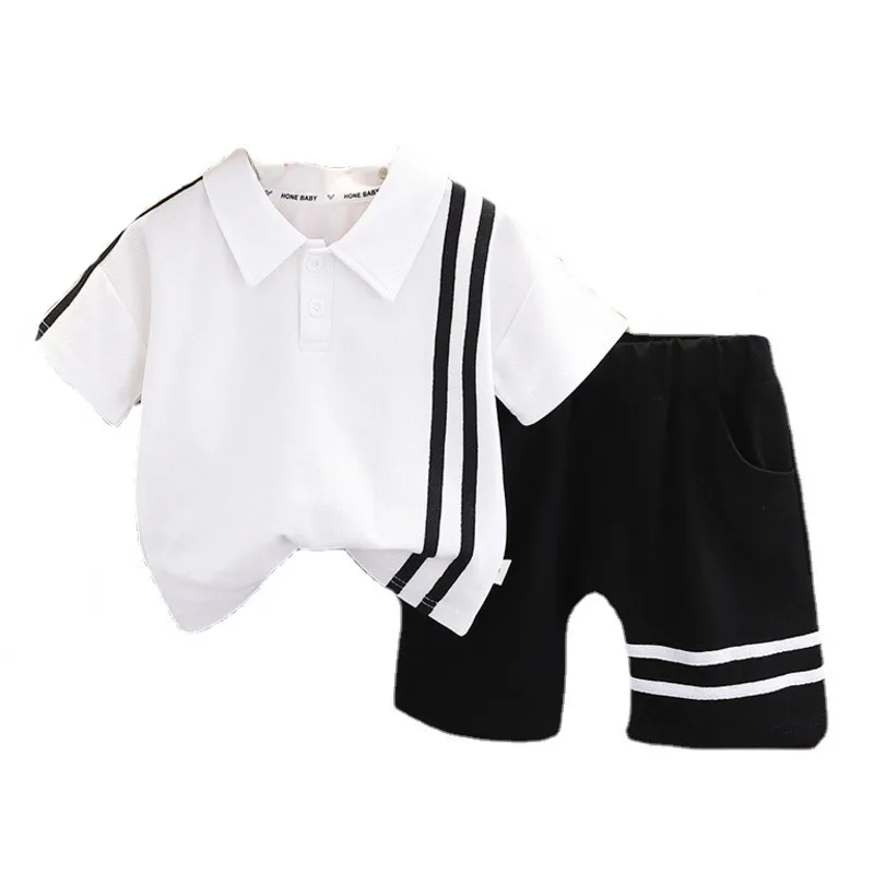 

New Summer Baby Clothes Suit Children Boys T-Shirt Shorts 2Pcs/Sets Toddler Girls Clothing Infant Sports Costume Kids Tracksuits