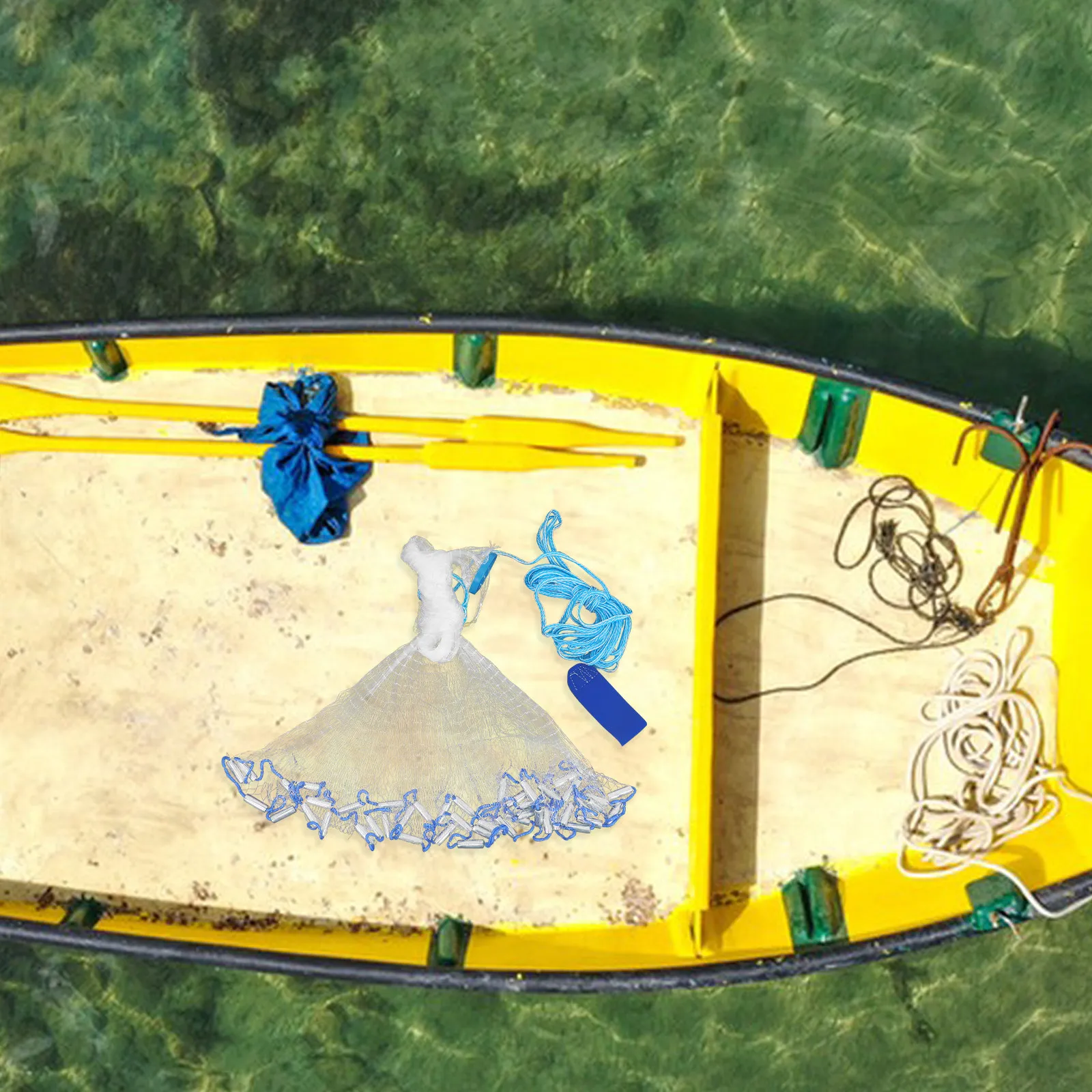 

Американская рыболовная сеть для морской воды, ручной работы, для ловли на приманку, 3 метра, стальная, для заброса вручную