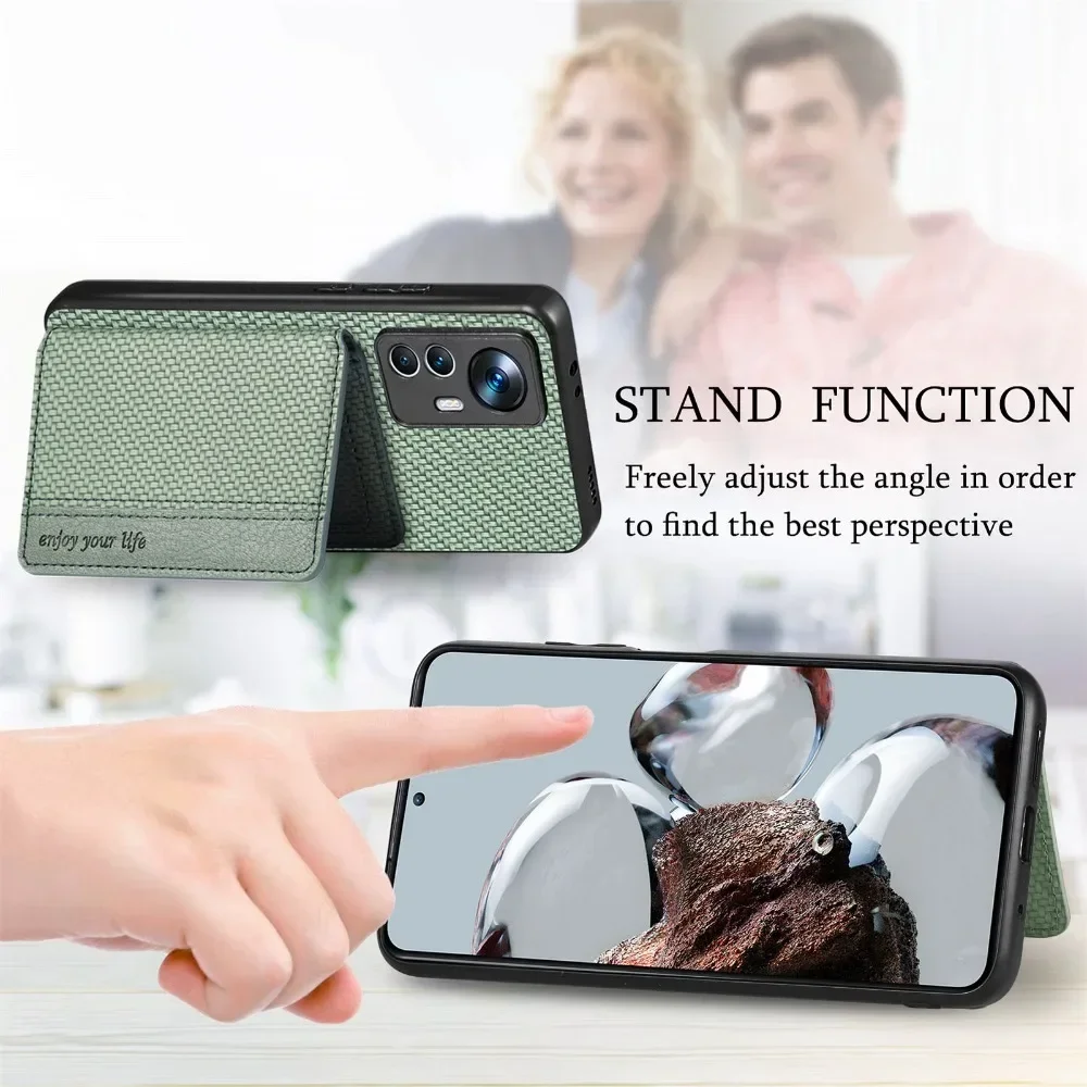 Leather Card Wallet Case For Xiaomi 17T 15T 14T 13T 11T 15 13 Mi 11i 11 Lite 5G NE 10T 17 Pro Max Shockproof Magnet Case Cover view 3