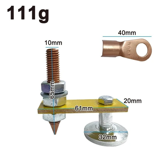 Single Head Ground Head with Wire Tail Magnetic Sheet Metal Repair Weld  Machine Iron Electromagnetic Welding Bracket Tool