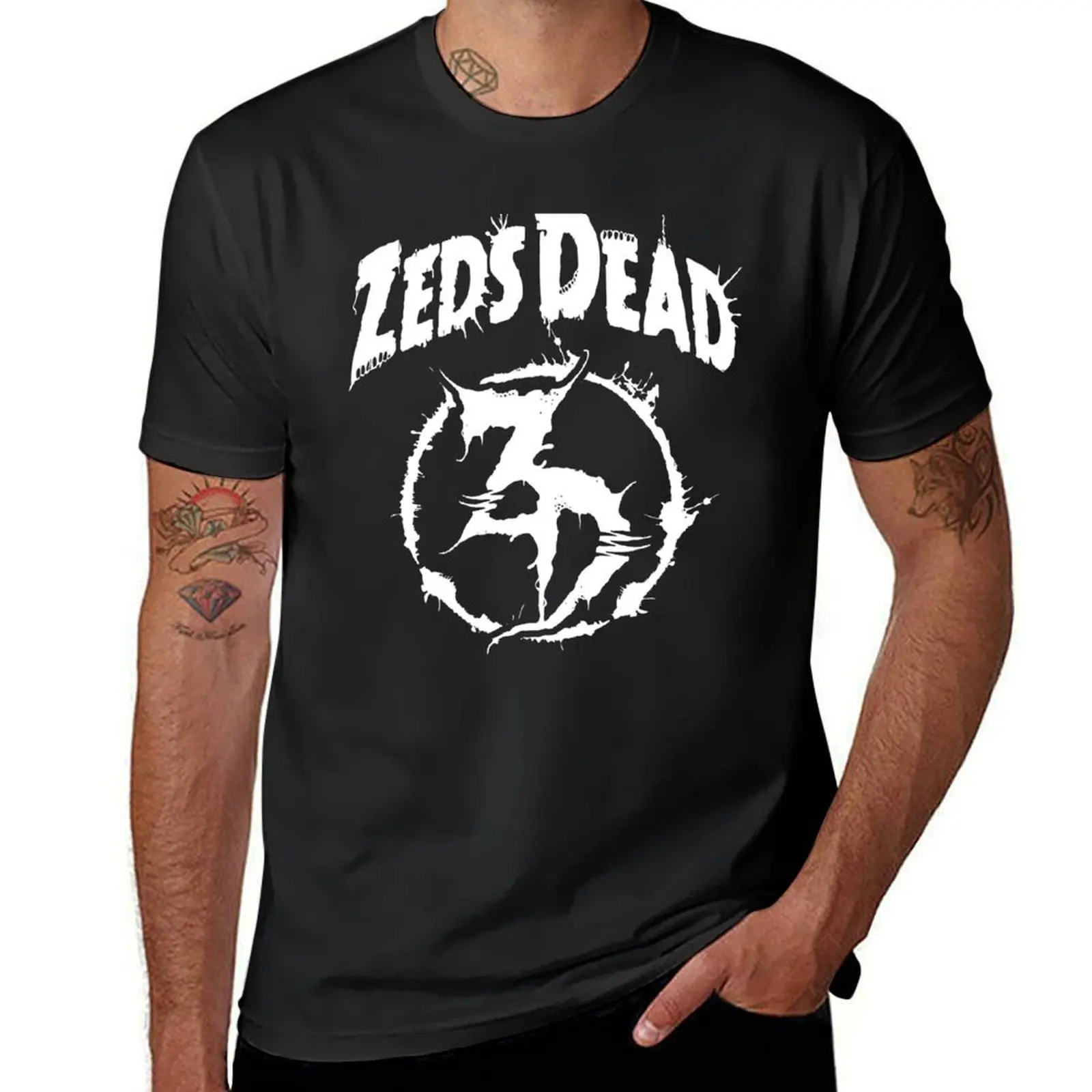 

Zeds Dead T-Shirt graphic t shirt vintage blue archive blacks blue lock tshirts for men