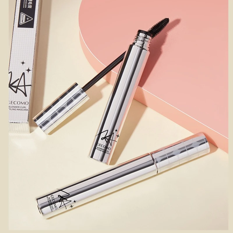 Máscara de pestañas de tubo impermeable, alargamiento natural y voluminizador, fórmula a prueba de manchas, secado rápido para ojos sensibles, natación diaria