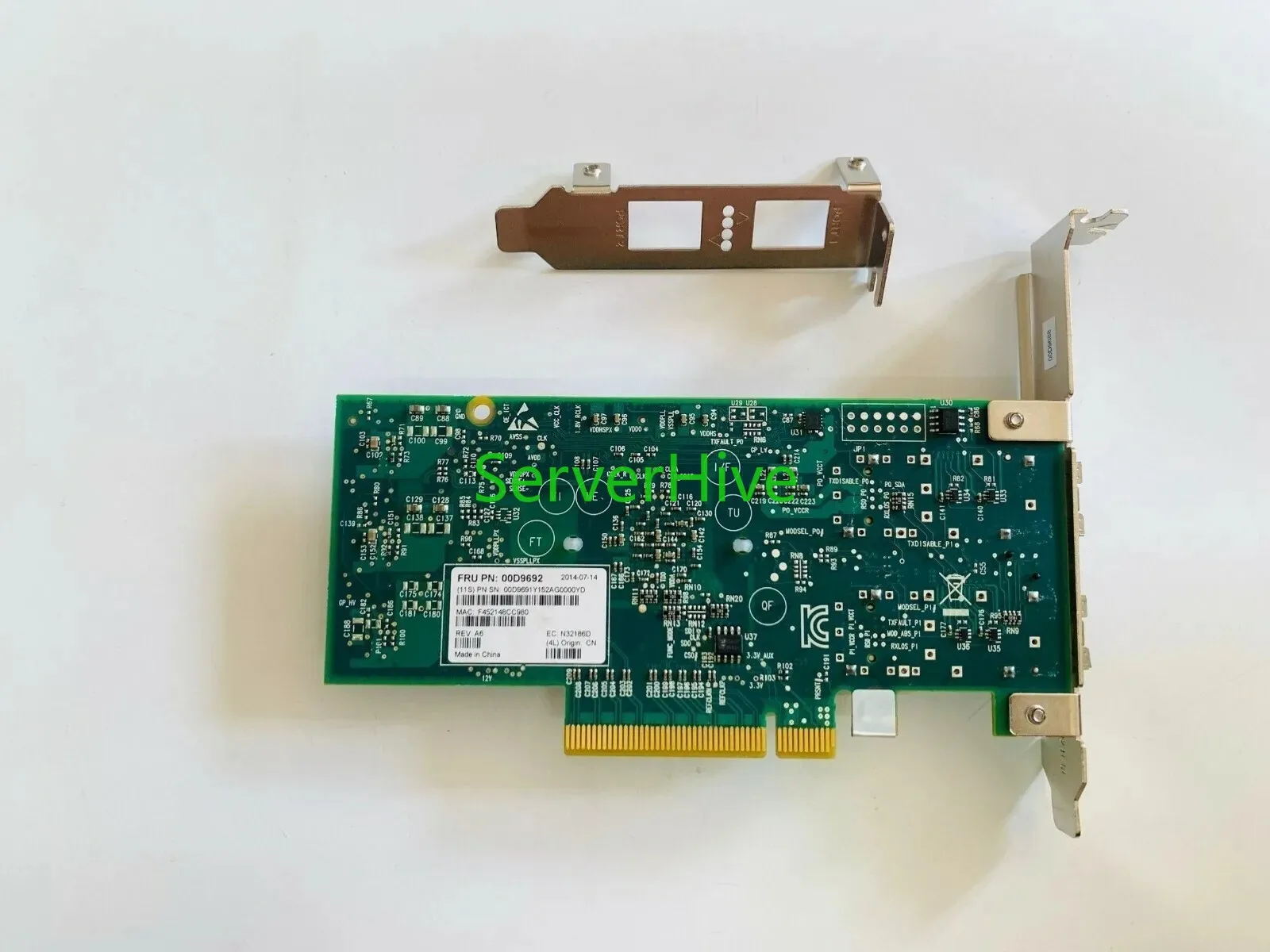 00D9692 بطاقة شبكة ConnectX-3 MCX312A-XCBT ثنائية المنفذ 10 جيجابايت SFP #2