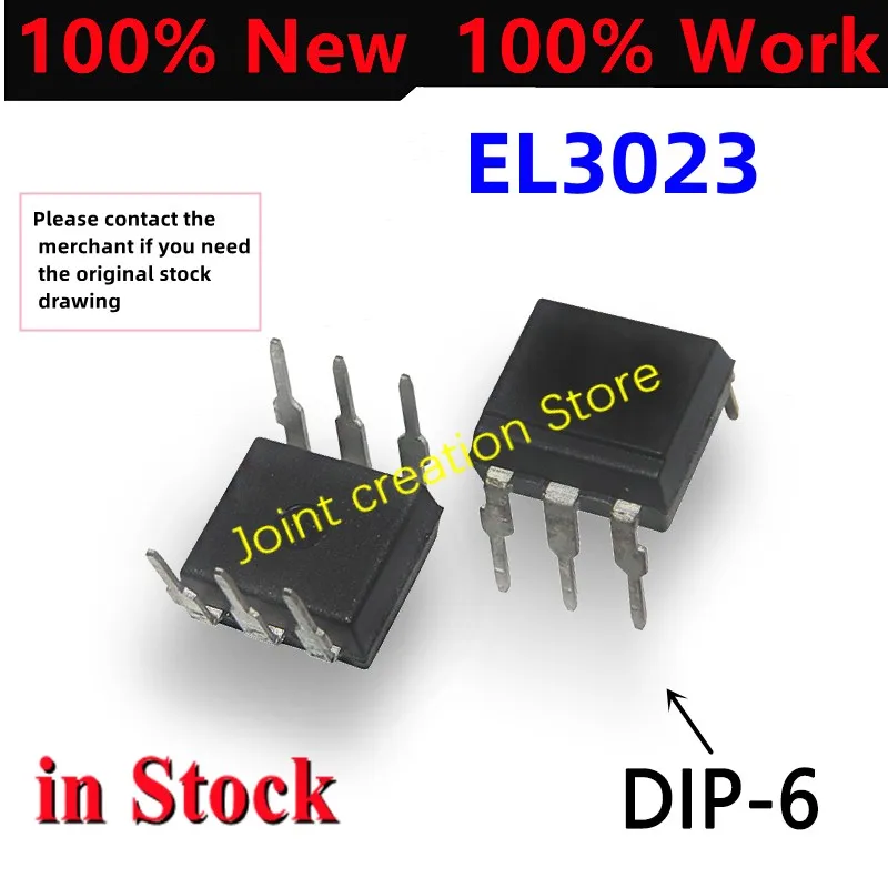 5-100PCS 100% Original EL3023 DIP-6 L3023 DIP6 E3023 DIP EL-3023 SOP  New IC chip in Stock