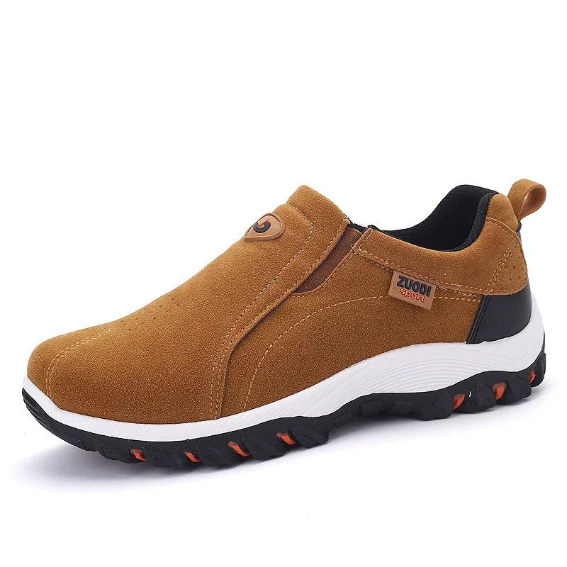 

New large size men's casual sports shoes breathable comfortable thick sole fashion over plush increase men's sneakers