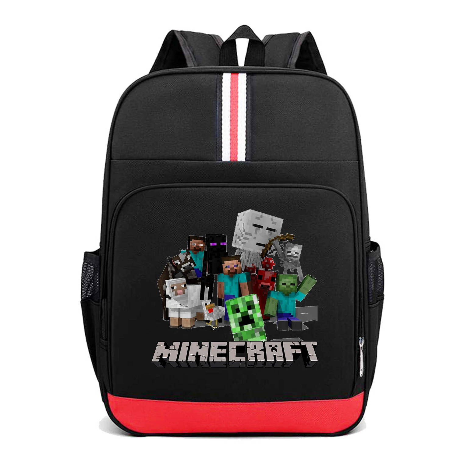 ピクセルゲームバックパック新しい漫画パターントランドセルMi - Party Games Minecraft のレビューと価格