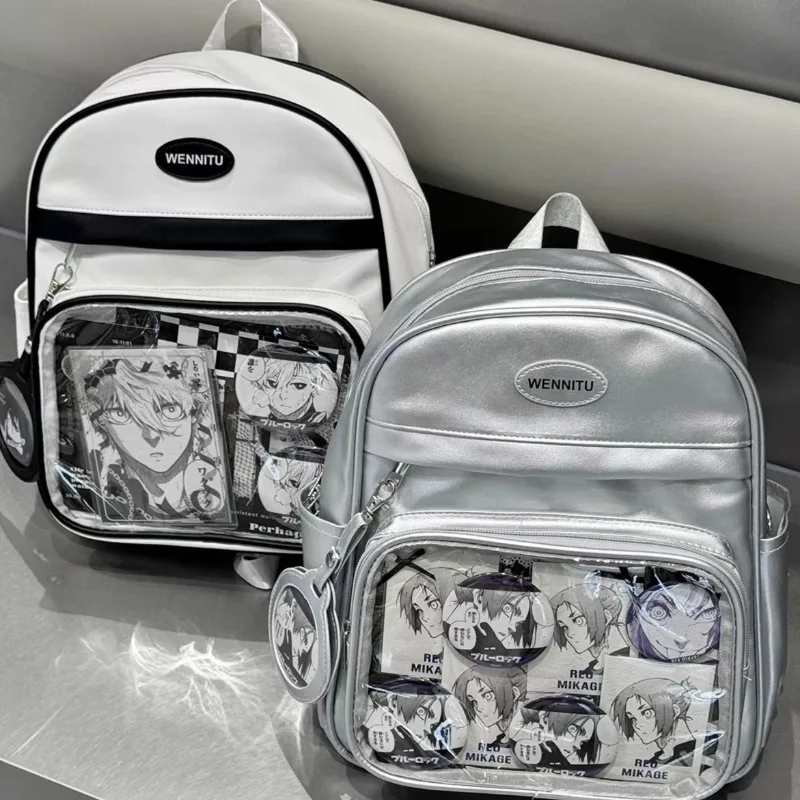 Student Ita Mochila Original Daily Using Mochilas Mujer School Bag Transparent Backpack Portable Practical Sac Femme