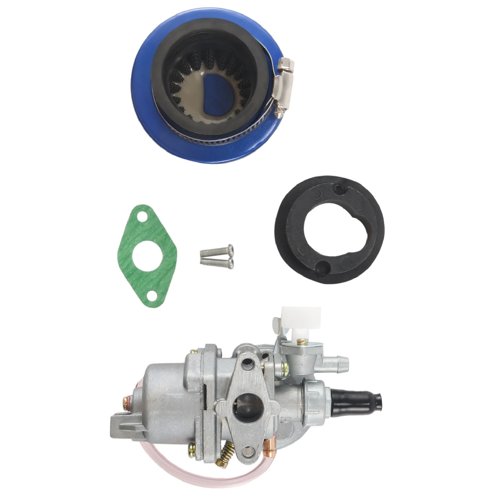AEE5-Carburetor Carb Carby + Air Filter + Stack For 2 Stroke 47Cc 49Cc Engine Parts Mini Moto Kids Atv Quad Dirt Pocket Bike Min
