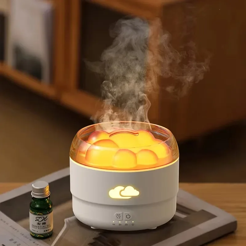 unique gift Colorful Cloud Diffuser Humidifier Household cool mist Creative Desktop Colorful Essential Oil Aromatherapy Machine