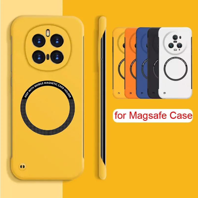 

For Magsafe Magnetic Phone Case for Honor Magic 7 Pro Frameless Hard PC Back Cover Wireless Charging Cases for Magic 7 Lite 7Pro