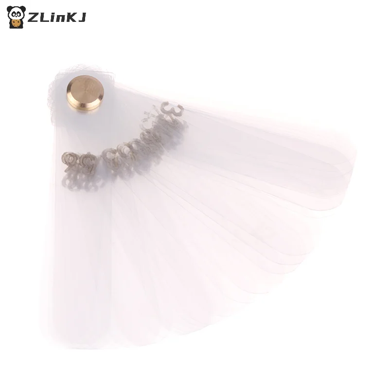 

▶ Набор из 56 шт. пластиковых прозрачных измерительных линеек для интерпроксимальной редукции зубов, 0,1 мм