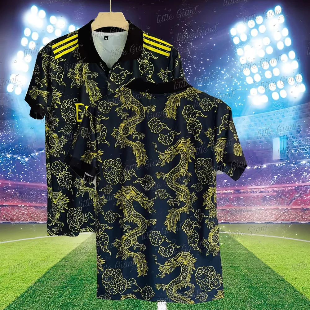 

New Arrival Spanish Men's Retro Dragon Sports T-Shirt Hd Print Short Sleeve Outdoor Running Training Shirt Boy Casual Top