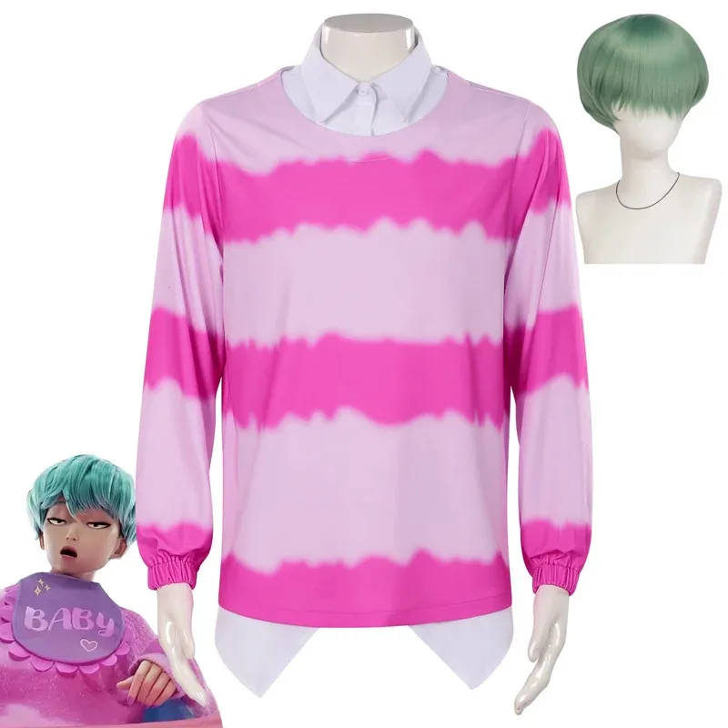 زي ساجا بويز بيبي التأثيري أنيمي K-POP شعر مستعار؛ 2'c,5.b;7' #2