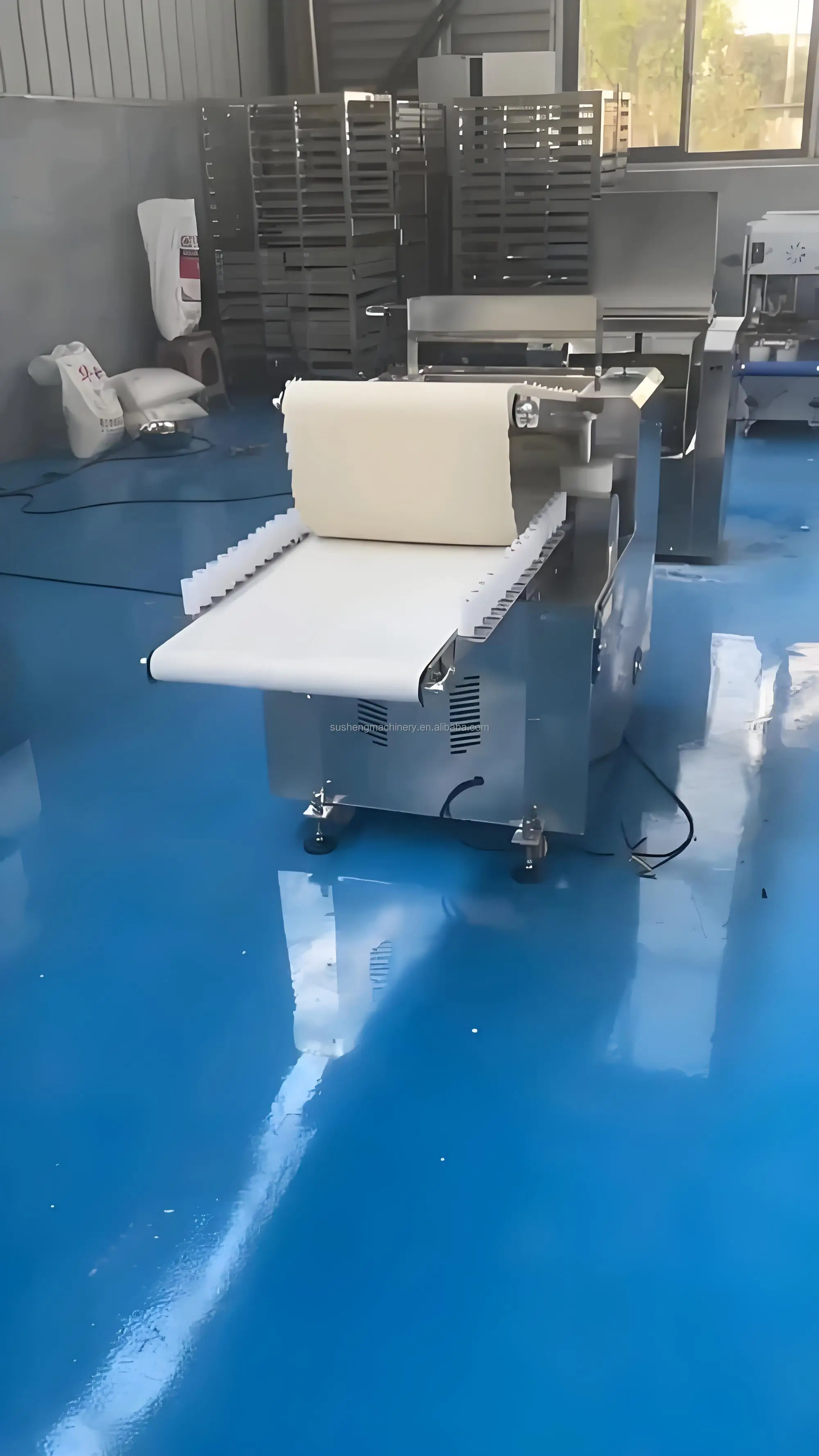 سرعة القمح العجين كعكة الحليب البيتزا الصحافة آلة العجن آلة ضغط العجين برو الفولاذ المقاوم للصدأ عالية