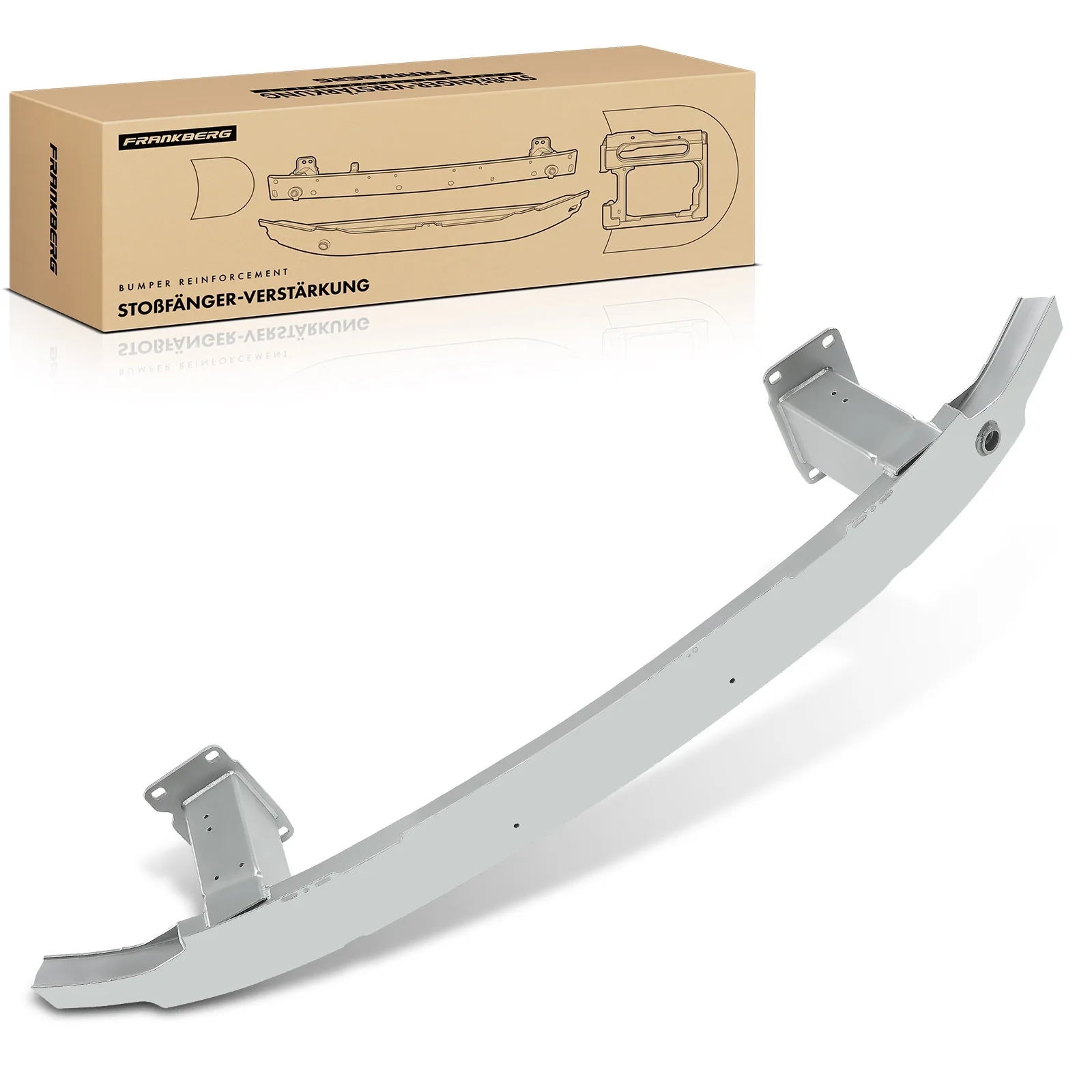 Frankberg 1x Stossfänger Stoßstangenträger Vorne Links Rechts für Audi A6 4A2 Avant 4A5 Allroad 4GH AU1006133D AU1006133