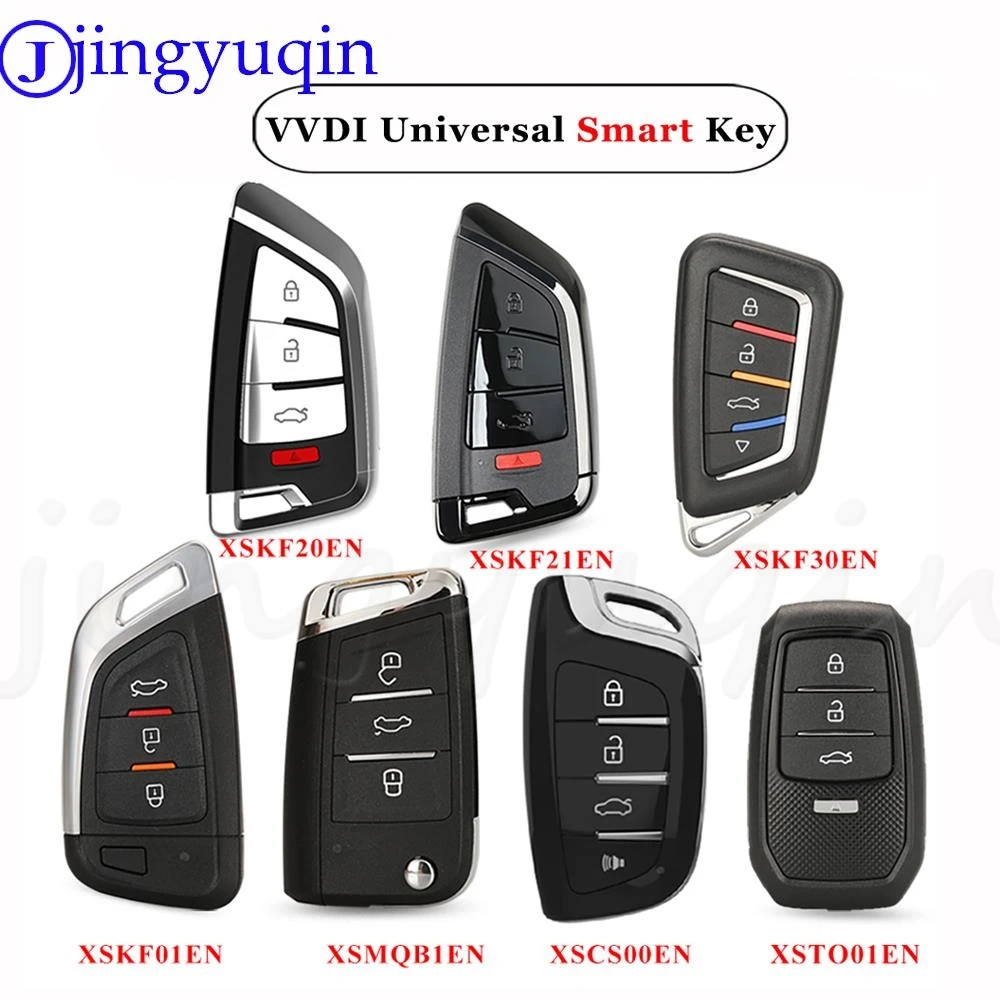 

jingyuqin XSKF30EN XSMQB1EN XSTO01EN XSCS00EN XSKF20EN XSKF21EN Keyless Go Universal Smart Key Proximity For VVDI Key Tool