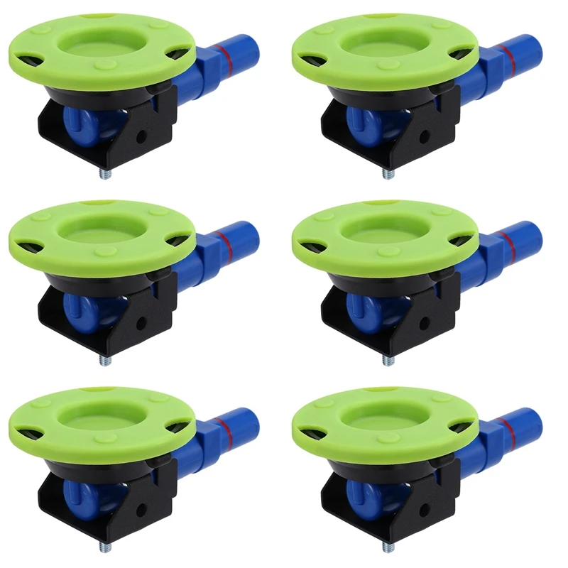 

6Pcs 3 Inch Concave Vacuum Cup 75Mm Heavy Duty Hand Pump Suction Cup With M6 Threaded Stud