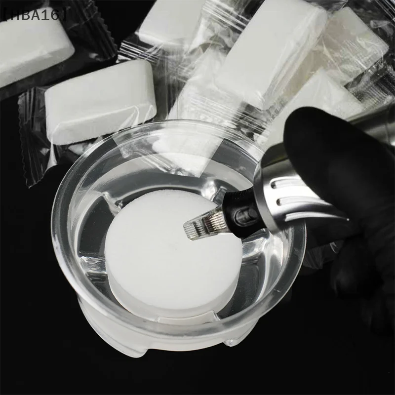 

〔HBA16〕20pcs Tattoo Disposable Dip Foam Sponge Caps Cups For Tattoo Needle Tip Cartridge Dip Foam Cleaning Cup Tattoo Supplies