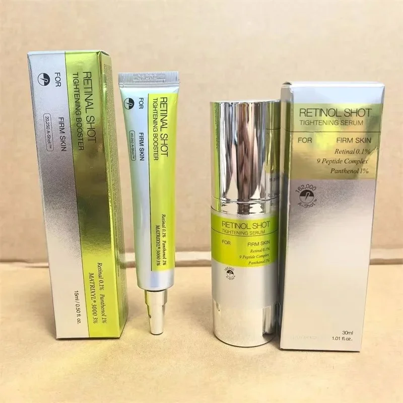 Instant The Vita A Retinal Shot Tightening Booster Firm Skin Eye Cream 15ml Face Serum 30ml Set Perawatan Kulit Kecantikan Korea Asli