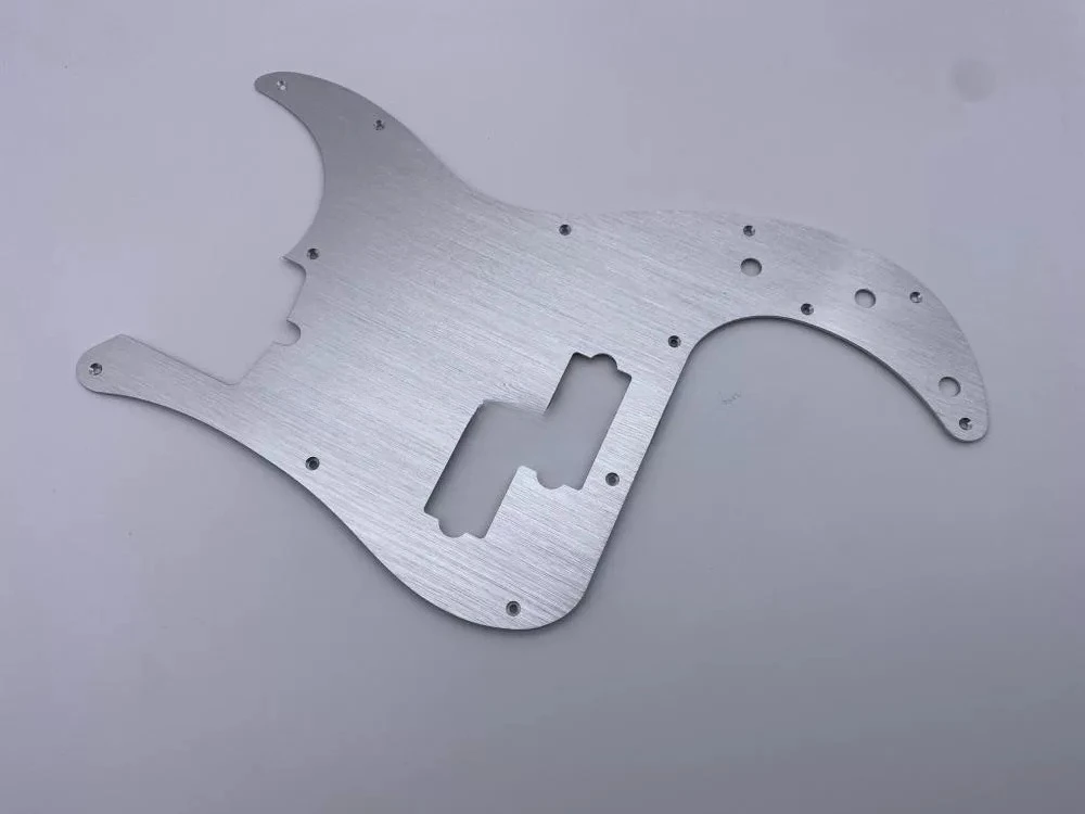 

Aluminum PB Precision Bass Pickguard Metal Scratch Plate with Groove for 4-String PBASS Electric Bass Guitar For FD Guitar
