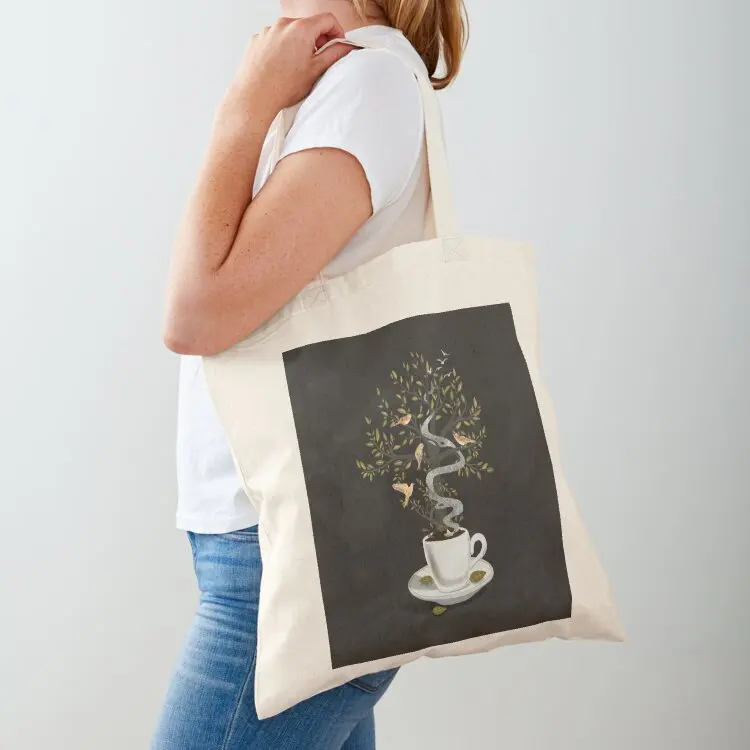

A Cup of Dreams Tote Bag handbag Large bags for women shoping bag Women's shopping bag