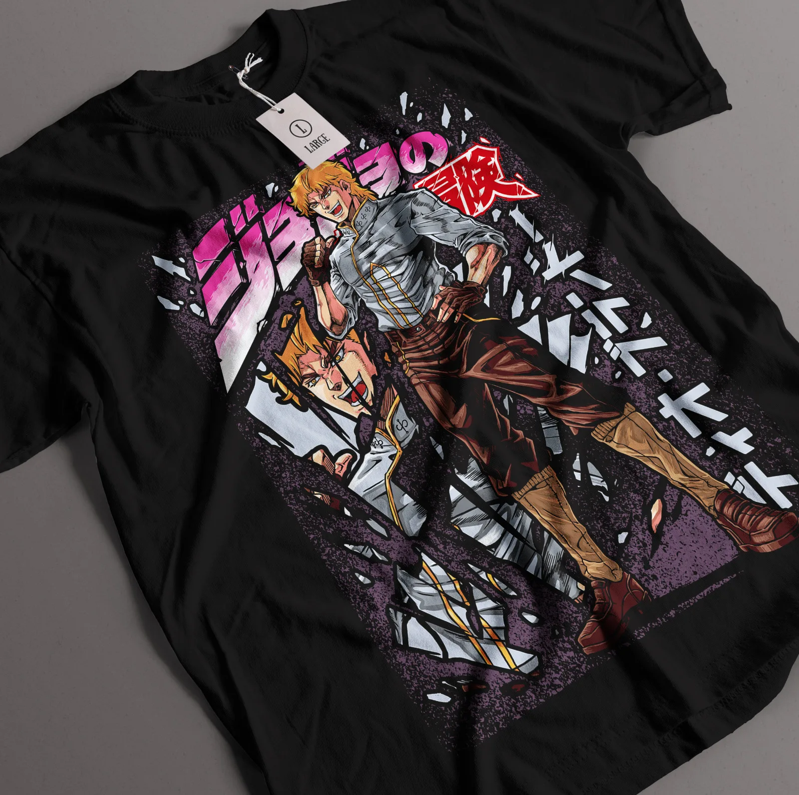 Jojo bizarre Abenteuer Shirt Jotaro Kujo T-Shirt Dio Giorno T-Shirt Anime T-Shirt