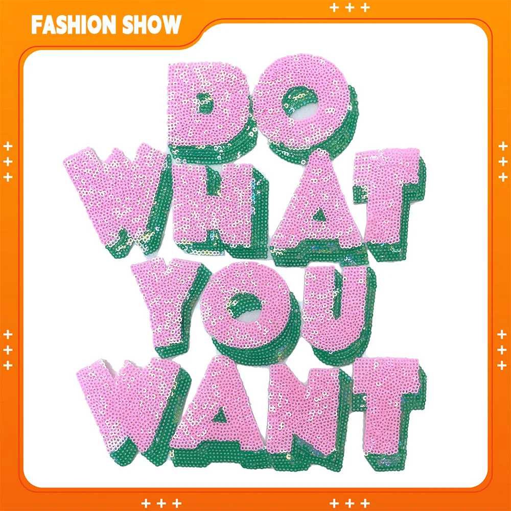 

Сделай сам должен быть! Нашивка с вышивкой блестками и буквами «Делай то, что хочу можно гладить»/сшитая вручную толстовка/футболка/куртка, декоративные аксессуары, персонализированные модные аксессуары на заказ