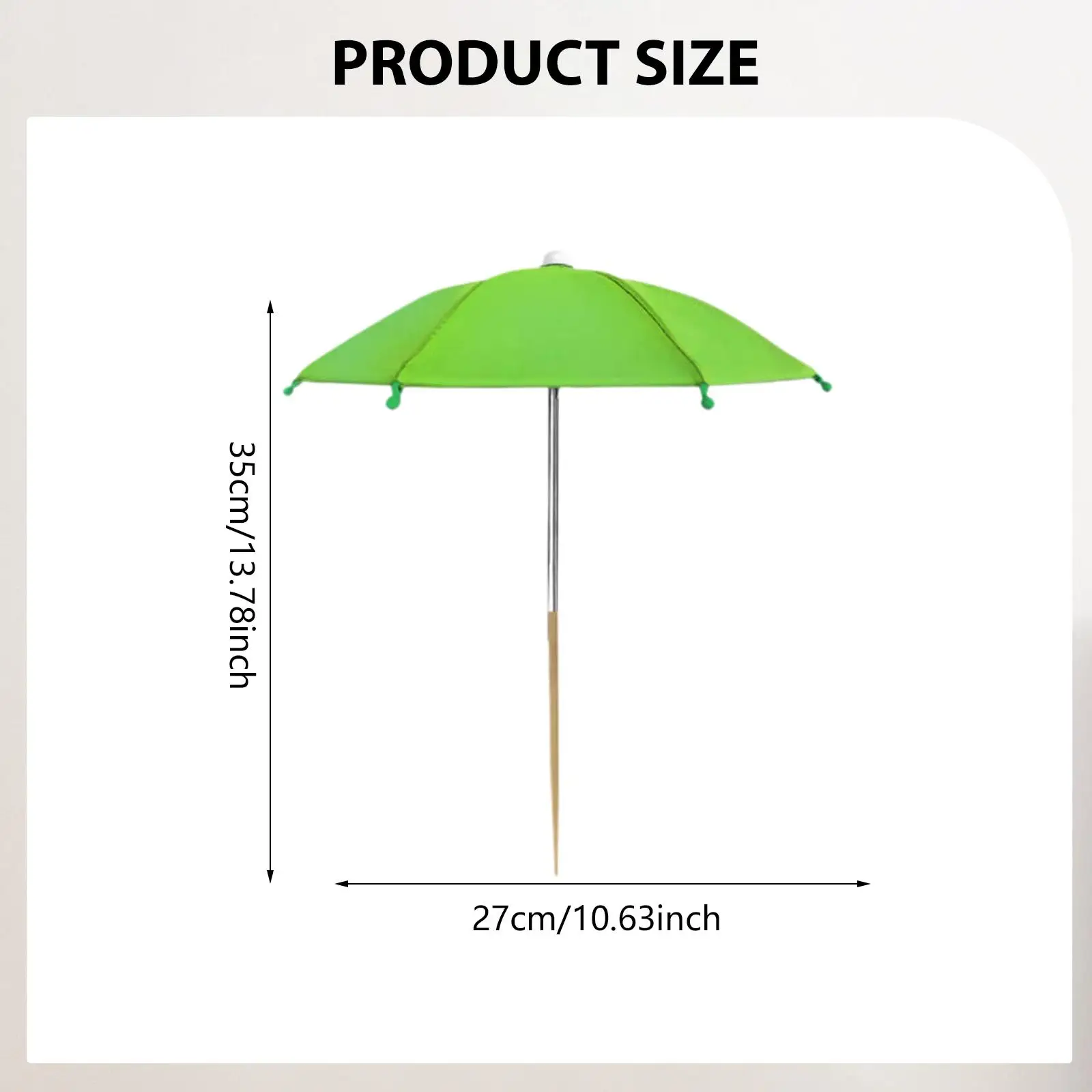 Patio Shade Umbrella for Plants Cloth Steel Frame Weather Resistant Mini Parasol Sun Protection for Garden image 5