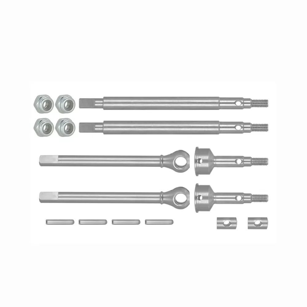 

Extended 2mm Thread Stainless Steel Front Rear Axle Shafts For 1/18 Rc Crawler Traxxas Trx4m Upgrade Parts