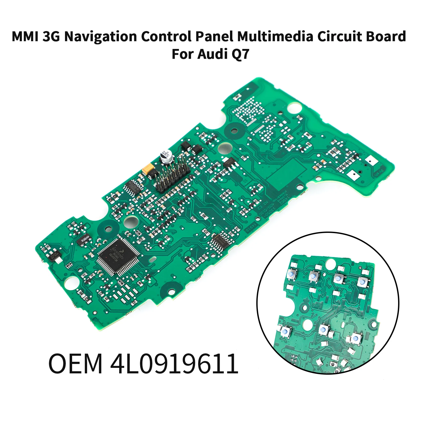 Artudatech MMI 3G Navigation Control Panel Multimedia Circuit Board 4L0919611 For Audi Q7 Car Accessories