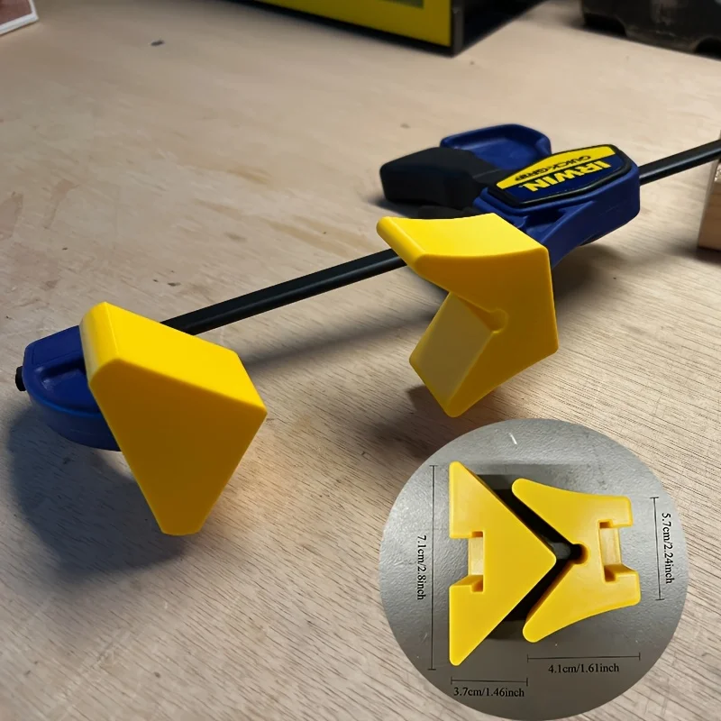 Schnellspann-Winkeladapter, entwickelt für die Schnellspanner der Serie 2026, bietet ein abgewinkeltes Griffstück für Holzarbeiten und Projekte.